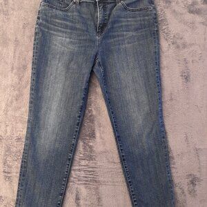 Chico’s Jeans Women’s Size 1R So Slimming Girlfriend Slim Ankle Stretch Short